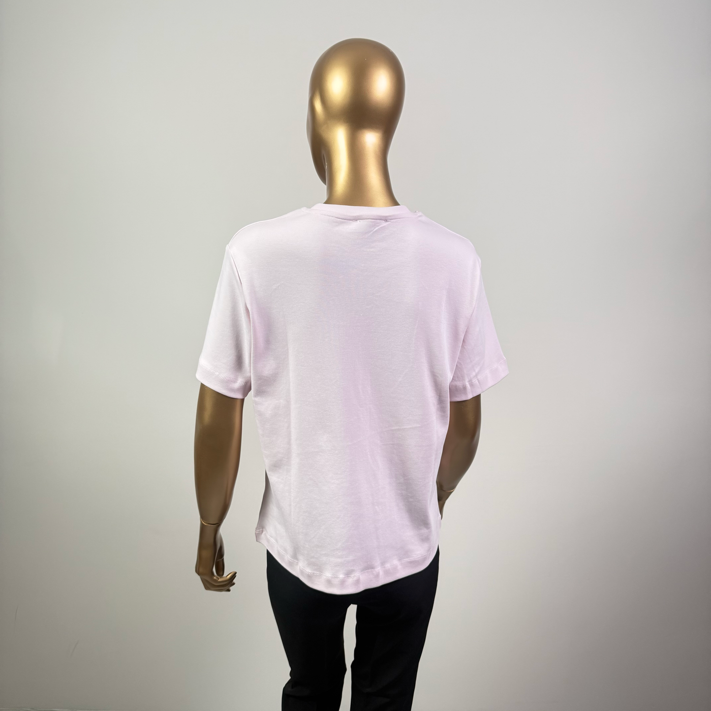 Şeker Pembesi Kısa Kol Düz T-Shirt