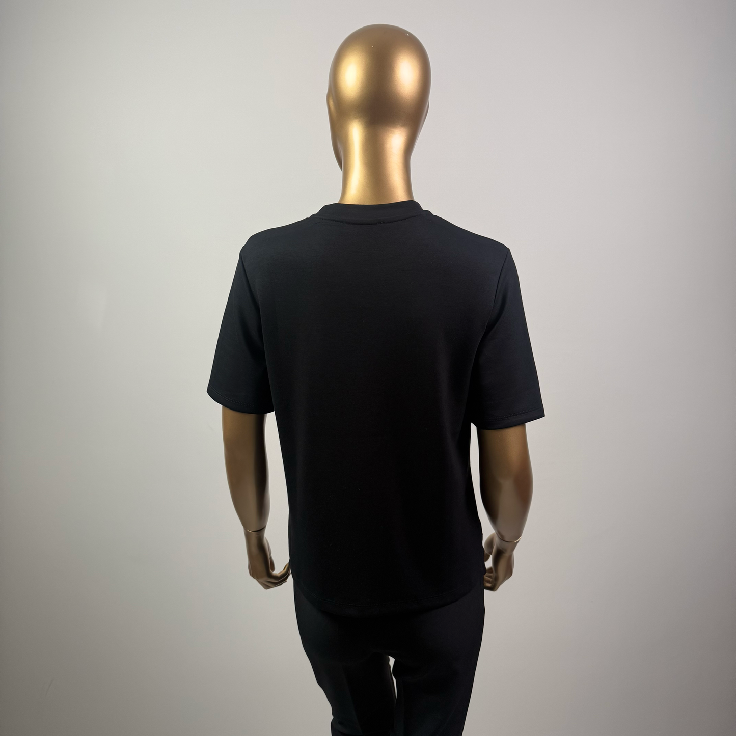 Siyah Oys Basic T-Shirt