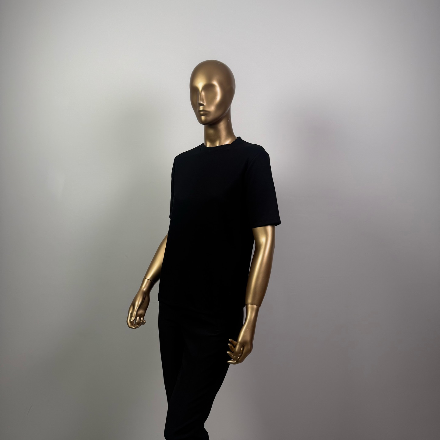 Siyah Oys Basic T-Shirt