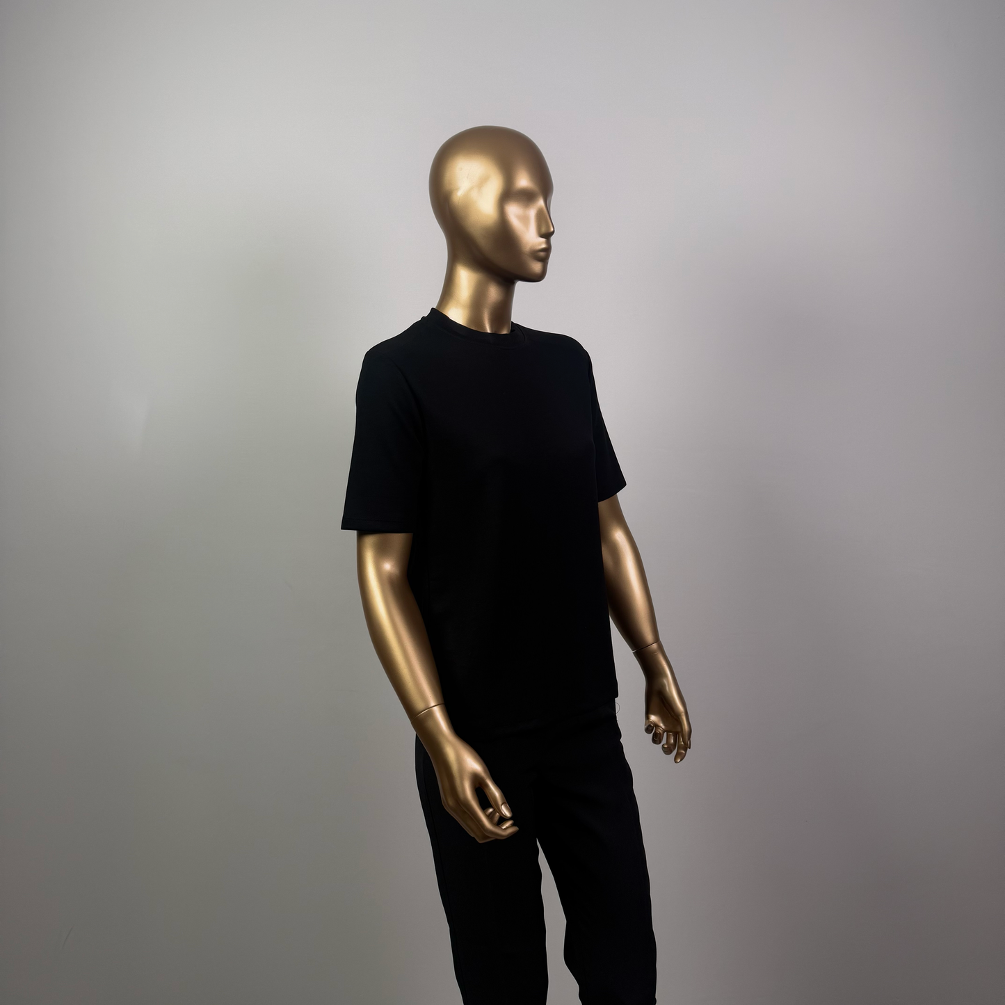 Siyah Oys Basic T-Shirt