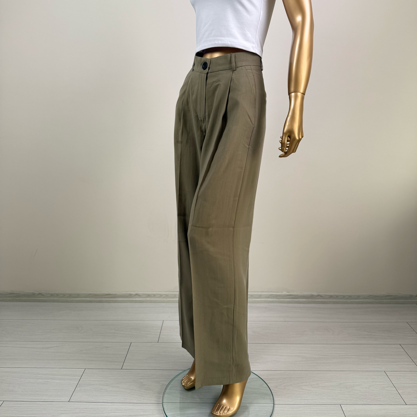 Haki Tencel Pantolon