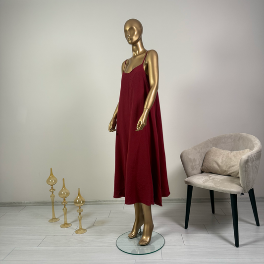 BORDO ASKILIN ELBİSE