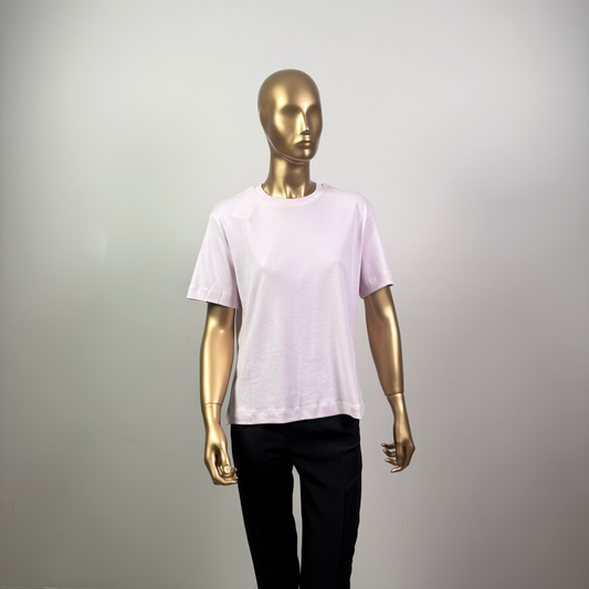 Şeker Pembesi Kısa Kol Düz T-Shirt