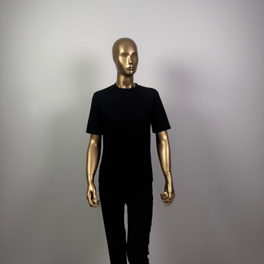 Siyah Oys Basic T-Shirt