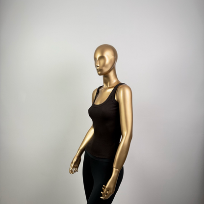 Yeni Kahve Kalın Biyeli Atlet