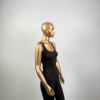 Yeni Kahve Kalın Biyeli Atlet