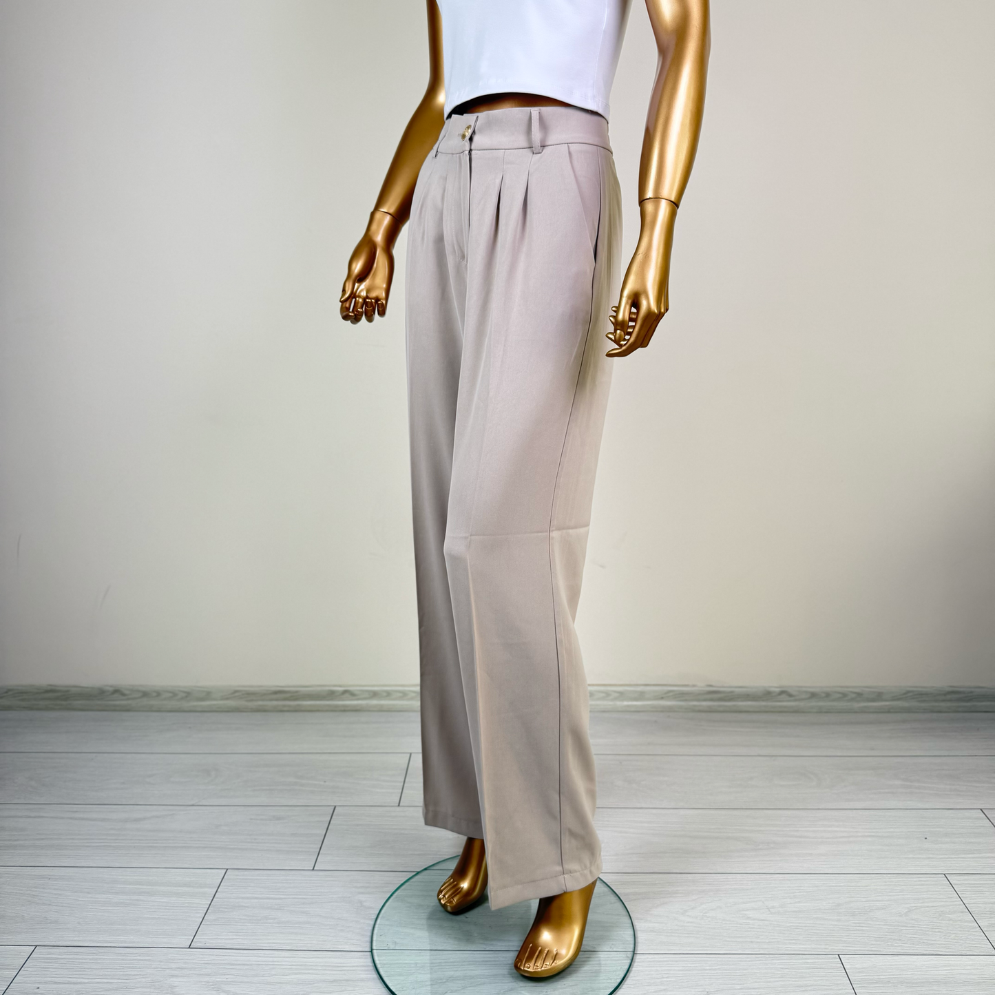 Taş Pileli Palazzo Pantolon