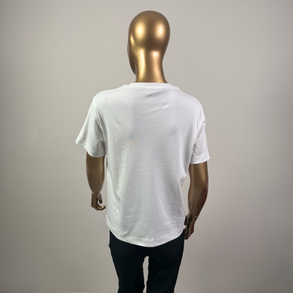 Açık Ekru Kısa Kol Düz T-Shirt